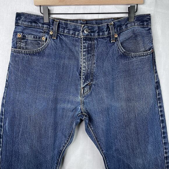 Levis 517 Mens Size 36x29 Loose Leg Medium Wash 100% Cotton Cowboy Workwear Y2K - Picture 3 of 11